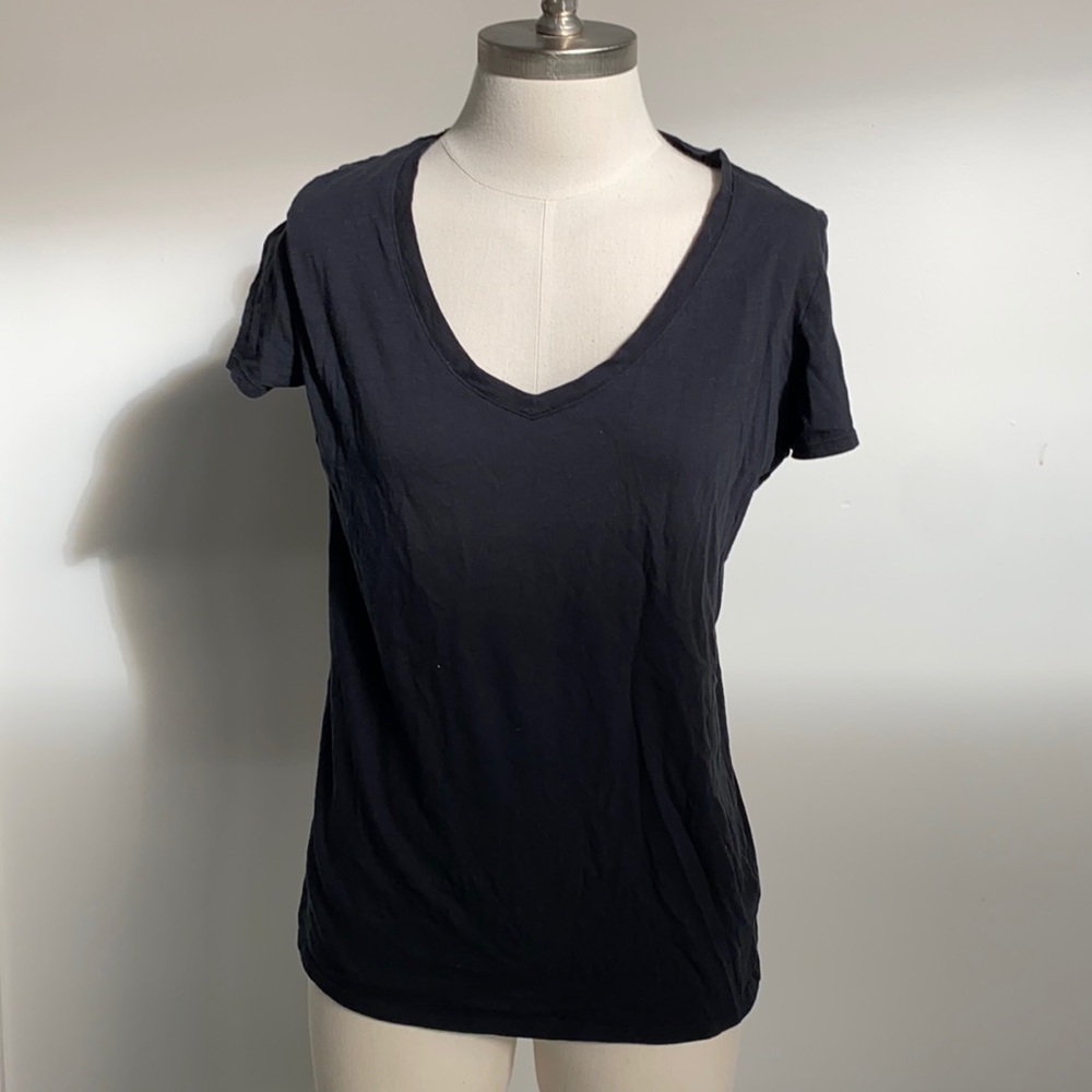 Victoria’s Secret pink black v neck top